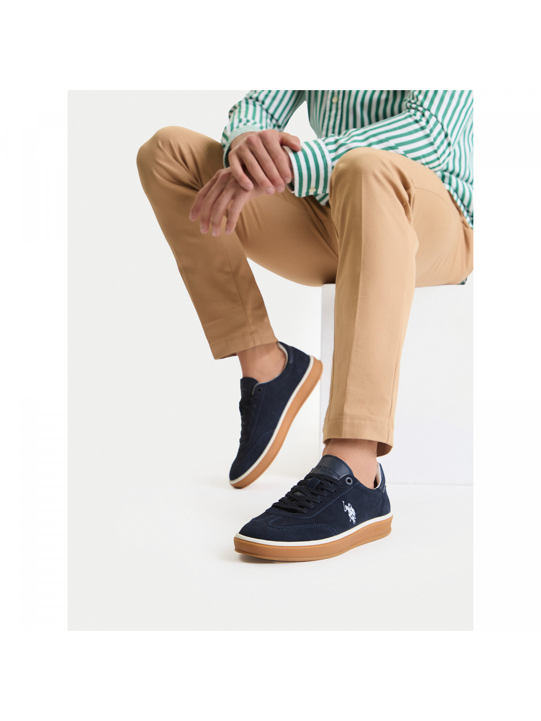 Sneakersy U S Polo Assn EO-EVAN001M 6S1 Tmavomodrá